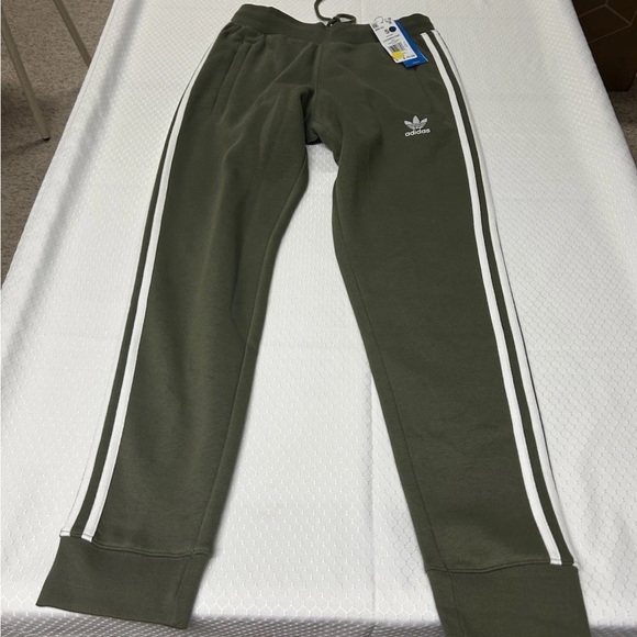 ADIDAS 3 Stripe Fleece Jogger Pants Adicolor Size S Mens Indigo Navy IM9319 NWT - Picture 10 of 13